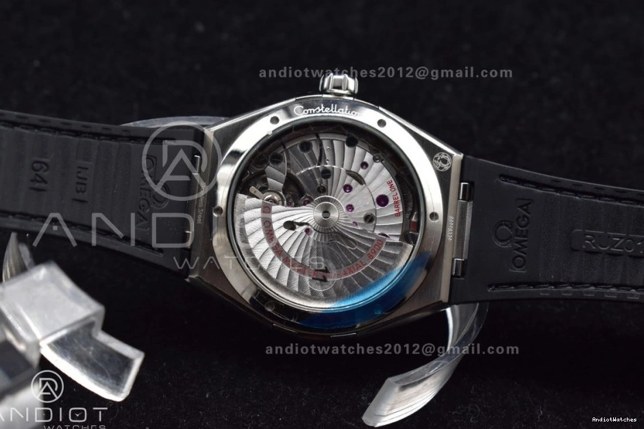 418 Gummy Dial Sophisticated Super Edition Strap A8900 Gray SS 1:1 Black Best on Constellation SBF Clone 0409